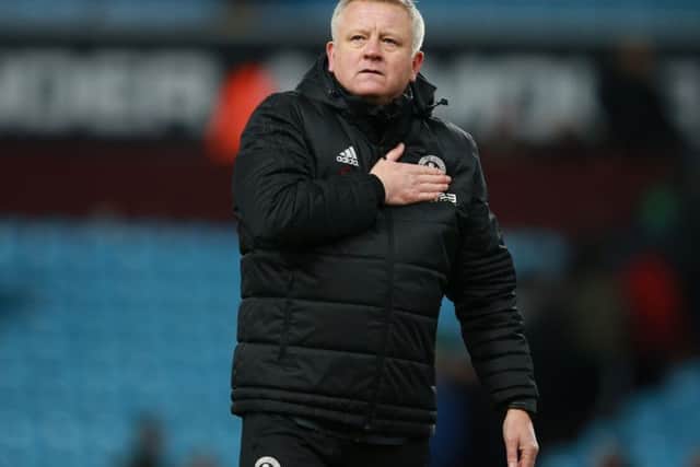 Chris Wilder says there is no bigger game than this: Simon Bellis/Sportimage