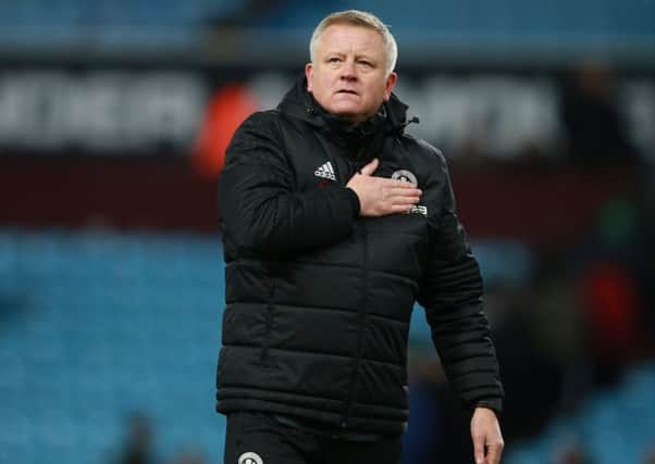 Chris Wilder says there is no bigger game than this: Simon Bellis/Sportimage