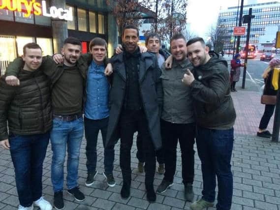 Rio poses with fans. Picture: Jono Chapman