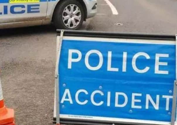 Two men have been injured in a South Yorkshire motorway crash