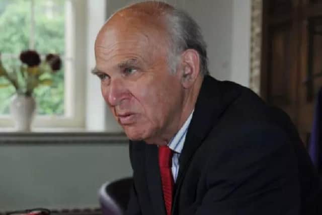 Sir Vince Cable MP.