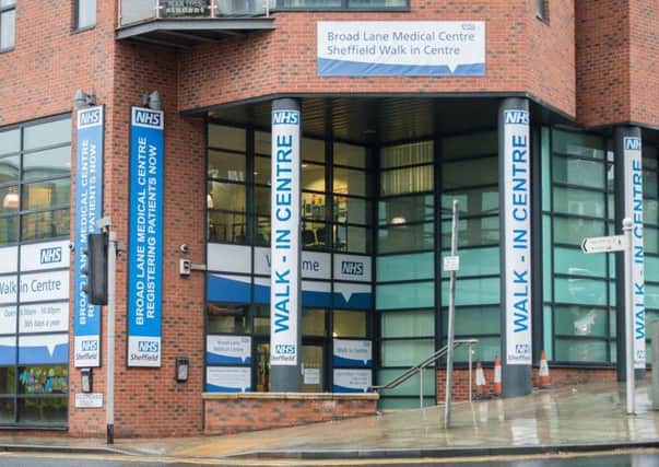 NHS Walk-in Centre on Broad Lane in Sheffield city centre could be closed down and moved to the Northern General