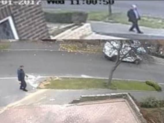Police want to trace two men as part of a probe into bogus builders operating in Sheffield