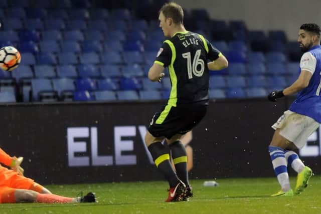 GOAL...Marco Matias first half goal.....Pic Steve Ellis
