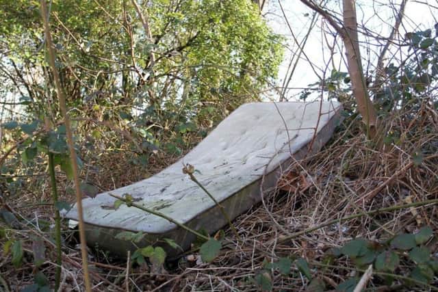 An example of fly-tipping.
