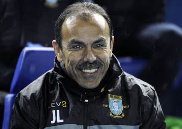 New Owls Manager Jos Luhukay in charge of his first game at Hillsborough....Pic Steve Ellis
