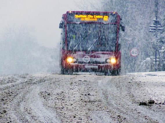 Bus services are returning to normal after snow caused major disruption