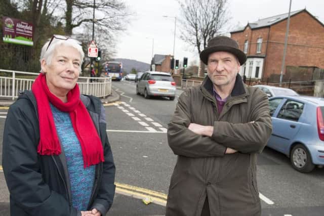 Luise Hunt and Graham Jones on Barnsley Road. Picture: Dean Atkins