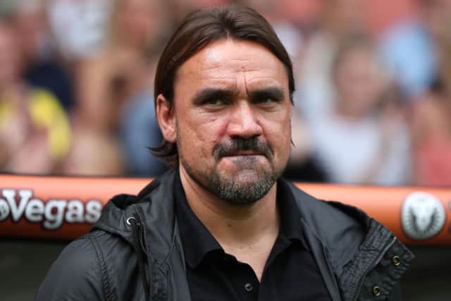 Daniel Farke shared a beer with Chris Wilder after the game