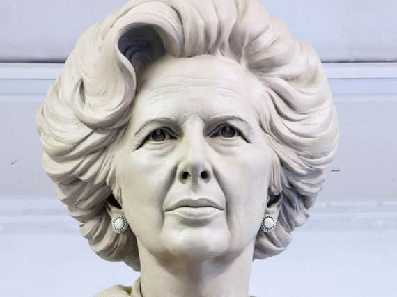 Sculptor Douglas Jennings' statue of Margaret Thatcher, as proposals for a statue of the former prime minister in Parliament Square look set to be rejected because there are too many monuments in the area. PA