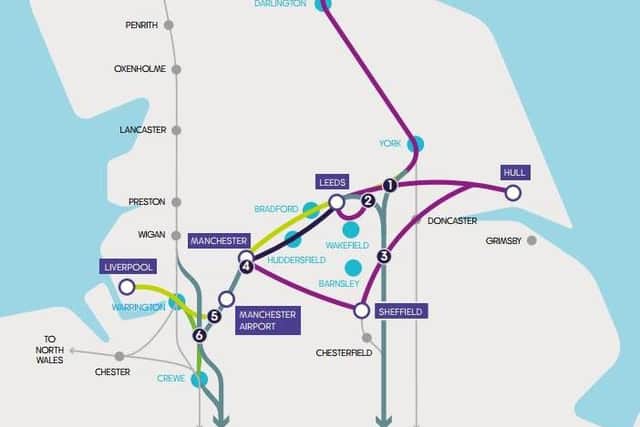 The latest plans to improve rail links between Sheffield and other northern cities (photo: Transport for the North)