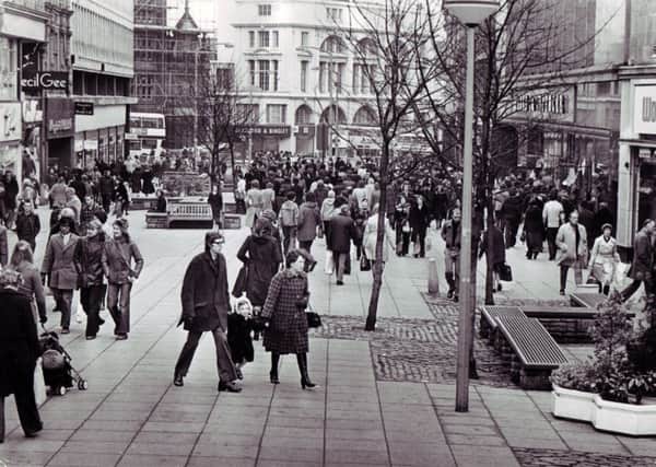 Sheffield shopping - Fargate 1978