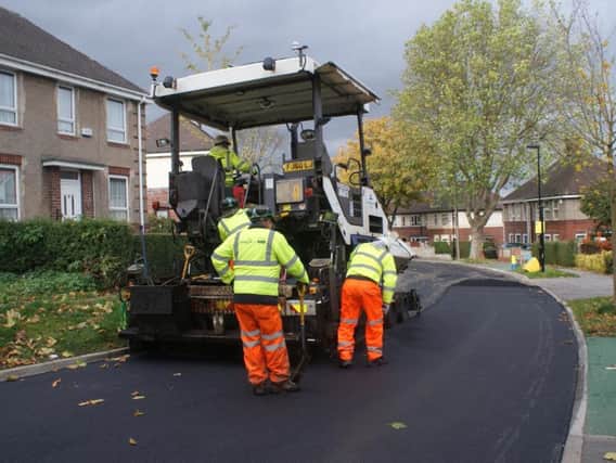 Road resurfacing began in 2012 under Sheffield Council's 2.2bn Streets Ahead contract with Amey