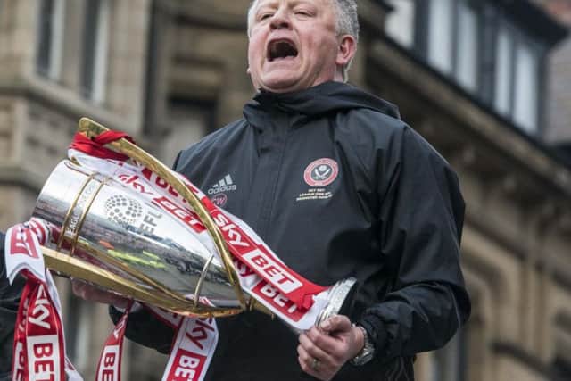 Wilder with the League One trophy