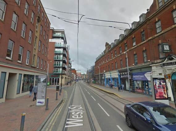 Trams and buses are operating as normal on West Street now