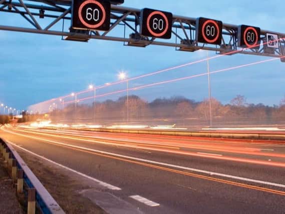 Smart motorway in Sheffield
