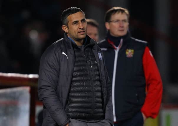 Picture by Gareth Williams/AHPIX.com; Football; Sky Bet League Two; Stevenage FC v Chesterfield FC; 16/12/2017 KO 15.00; Lamex Stadium; copyright picture; Howard Roe/AHPIX.com; A bad day at the office for Jack Lester as his Chesterfield side were heavily beaten at Stevenage