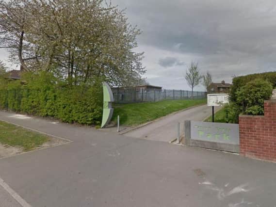 The site is near the entrance to Parson Cross Park (photo: Google)
