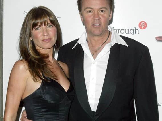 Paul Young with wife Stacey, who has died after battling brain cancer. Picture: PA