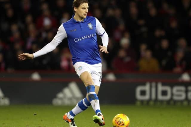 Glenn Loovens returned to action after serving a two-match ban