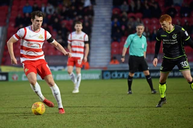 Doncaster Rovers v Bristol Rovers. Doncaster's John Marquis, pictured. Picture: Marie Caley