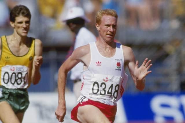 On his way to Commonwealth Games gold in 1990