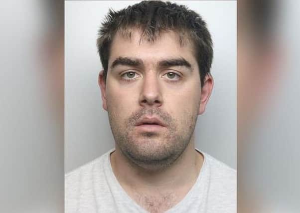 Pictured is Peter Holehouse, 27, of Coupe Lane, Chesterfield, who has been jailed for seven years after he pleaded guulty to stalking.