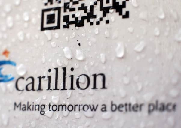'Making tomorrow a better place' says Carillion's slogan...