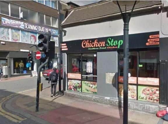 Pywell stabbed one man inside the city centre takeaway, and another man outside the takeaway