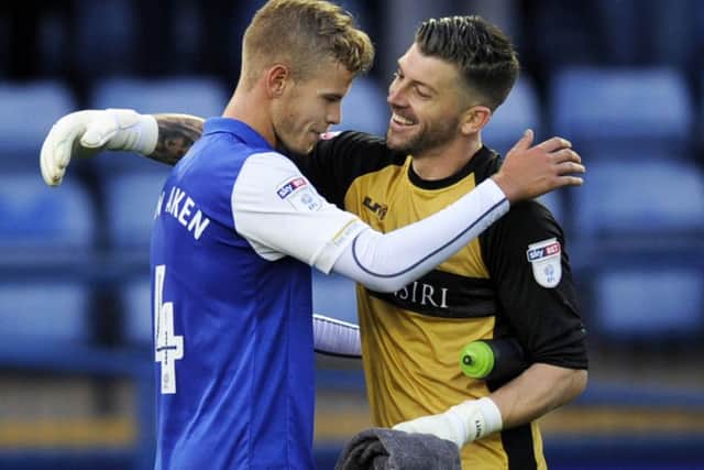 Joost van Aken, left, and Keiren Westwood