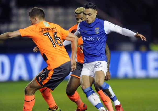 New Owls signing Joey Pelupessy in action against Reading