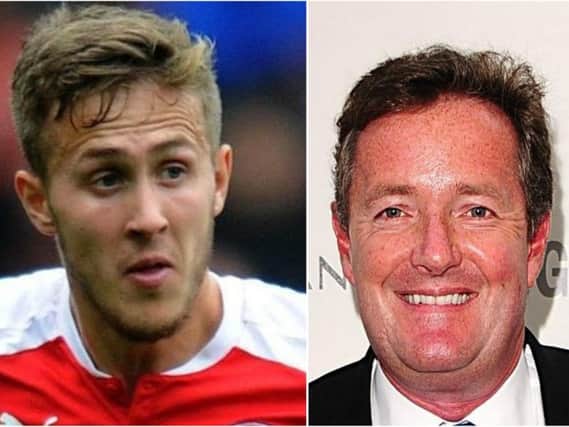 Will Vaulks and Piers Morgan traded barbs on Twitter (photos: Johnston Press and Ian West/PA Wire)