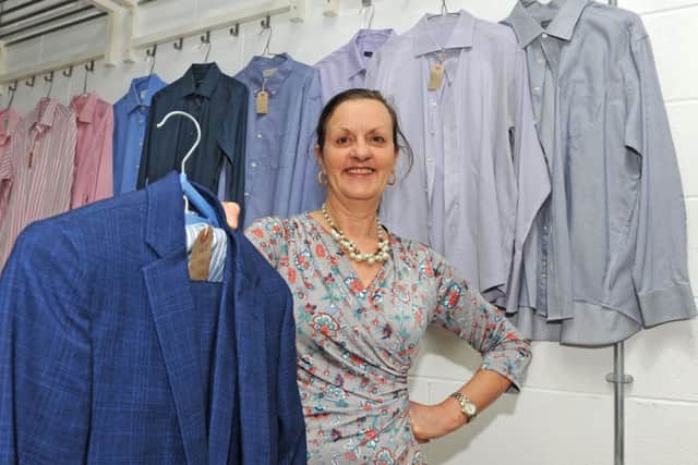 Vanda Kewley helps unemployed men dress to impress at her charity The Suit Works.