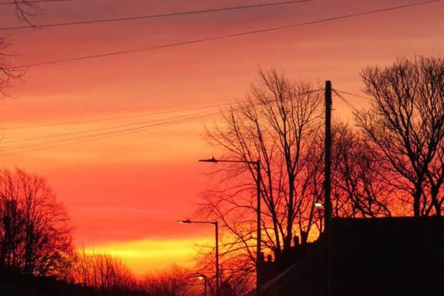 Sky over Crosspool this morning - Credit: Wendy Scott @Wendspix1
