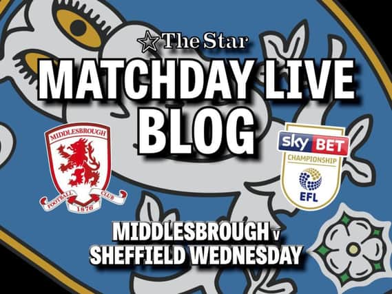 Middlesbrough v Sheffield Wednesday - LIVE