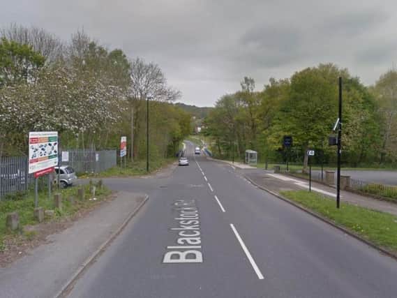 The rider was spotted in Gleadless, near the Blackstock Road waste and recycling centre (photo: Google)