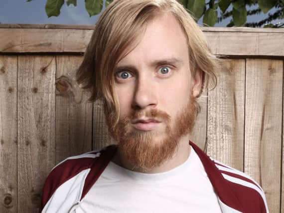 Comedian Bobby Mair, currently feeling Loudly Insecure