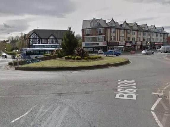 Firth Park roundabout, where the crash happened (photo: Google)