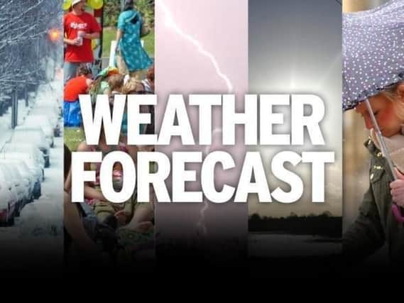 A weather warning is in place for Sheffield