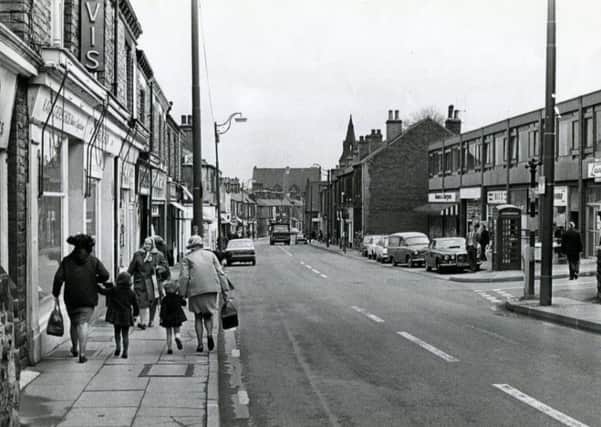 A view of the shops on South Road, Walkley, Sheffield