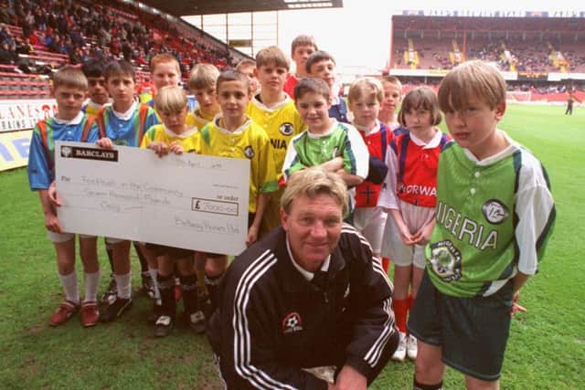 Tony Currie is most proud of his community work at Bramall Lane