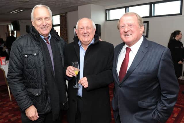 Len Badger (centre) says Currie was "magnificent".

Â© BLADES SPORTS PHOTOGRAPHY