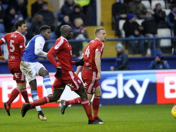 Lucas Joao scored what would turn out to be a consolation goal for Wednesday against Birmingham City
