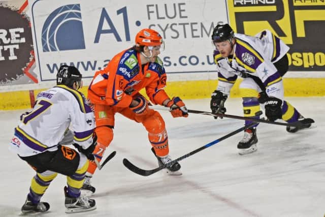 Sheffield Steelers v Manchester Storm. Sheffield's Levi Nelson. Picture: Marie Caley