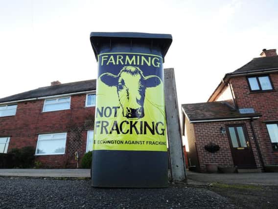 Protest groups against fracking have been set up across Yorkshire and in North-East Derbyshire.