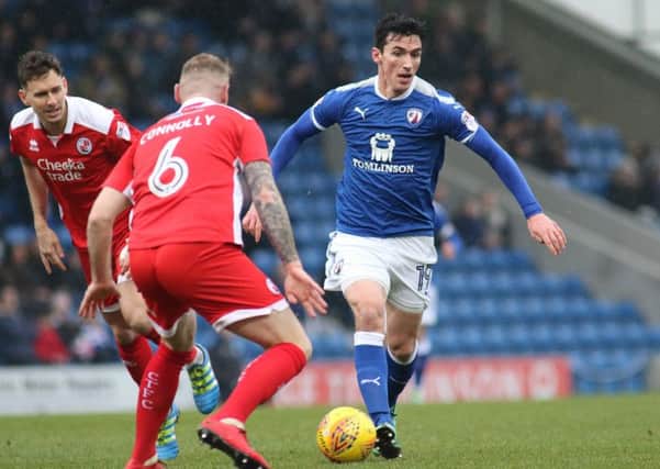 Chesterfield v Crawley, Louis Dodds