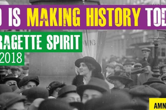 Campaign celebrates Suffragette spirit