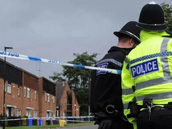 A police cordon was put in place in Wensley Street, Firth Park, following the fatal stabbing