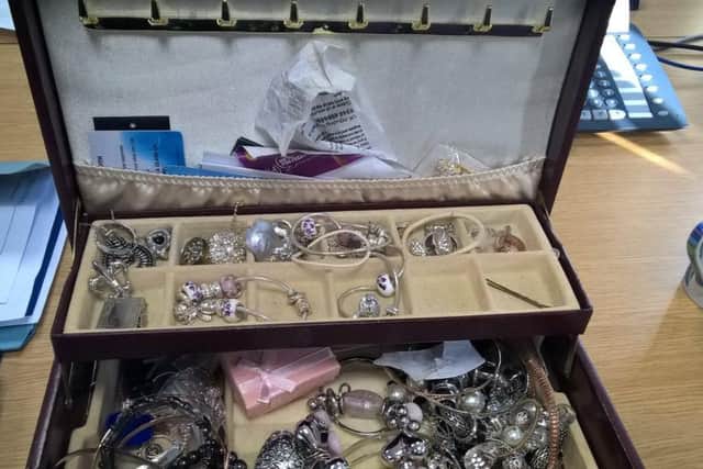 The box is thought to have been stolen from the local area.