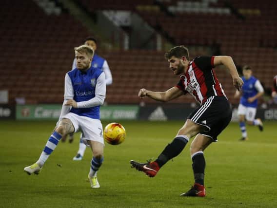 Ched Evans made his return against Wednesday's U23s